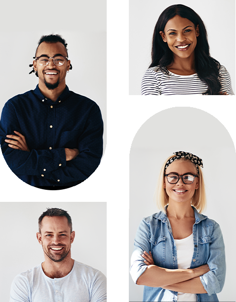 smiling employees
